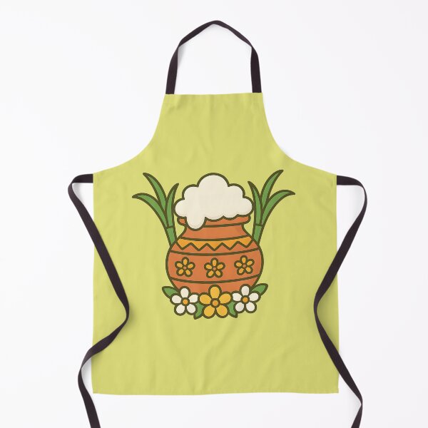 Item preview, Traditional Pongal Pot with Sugarcane Harvest Festival designed and sold by Anna Koneva.