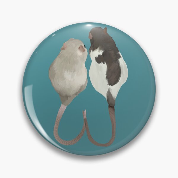 Item preview, Rat Heart Tails Cuddling designed and sold by smockity.