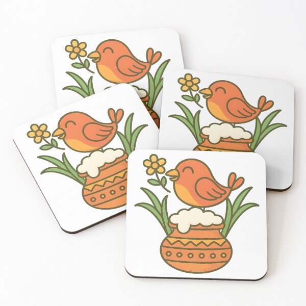 Item preview, Cute Bird with Pongal Pot Harvest Festival designed and sold by Anna Koneva.