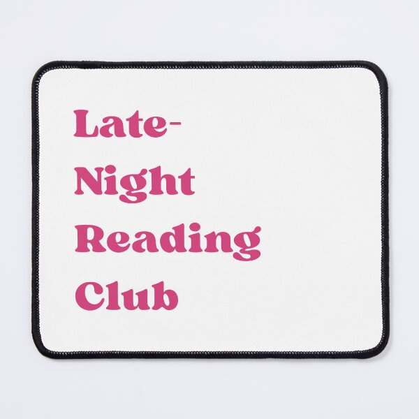 Item preview, Late-Night Reading Club Bookish Design designed and sold by theliteraryedit.