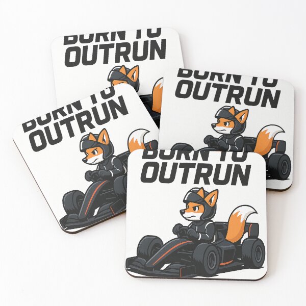 Item preview, Racing Fox – Born to Outrun designed and sold by Mirkoniart.