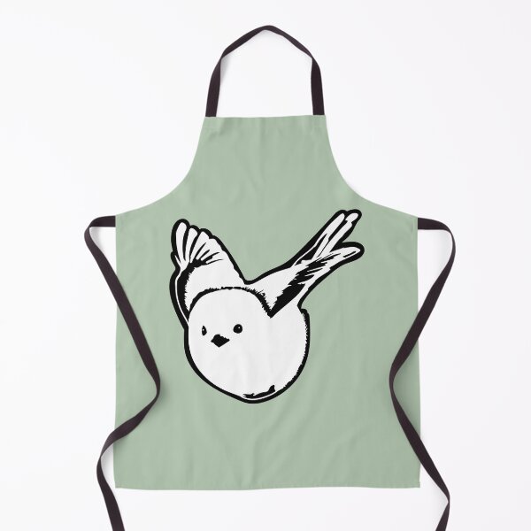 Item preview, The Snow Fairy - Determined Fluffy Long-Tailed Tit designed and sold by SKETCHYANDGRAPHIC.