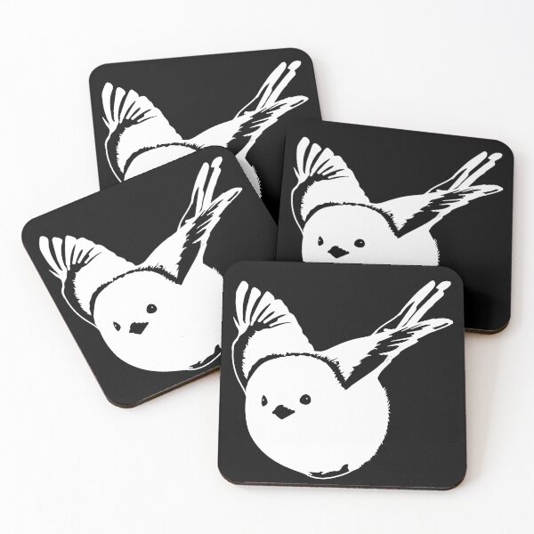 Item preview, The Snow Fairy - Determined Fluffy Long-Tailed Tit designed and sold by SKETCHYANDGRAPHIC.