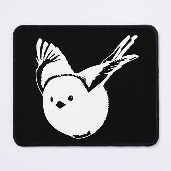Item preview, The Snow Fairy - Determined Fluffy Long-Tailed Tit designed and sold by SKETCHYANDGRAPHIC.
