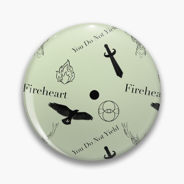 Item preview, Fireheart pattern designed and sold by ActivelyBookish.