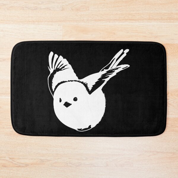 Item preview, The Snow Fairy - Determined Fluffy Long-Tailed Tit designed and sold by SKETCHYANDGRAPHIC.