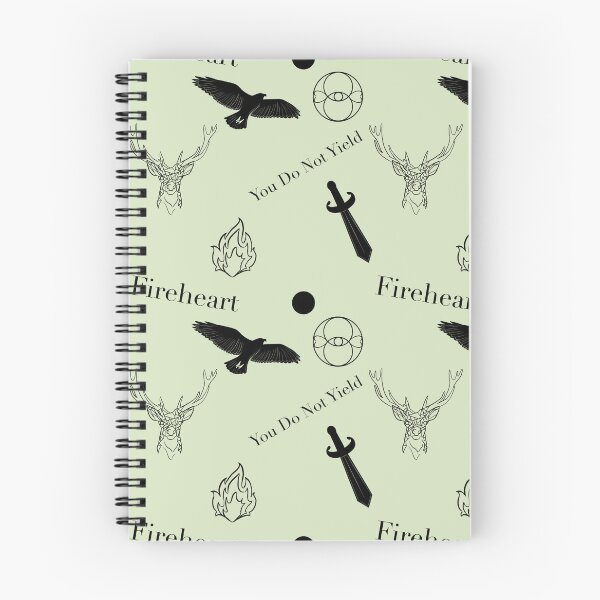 Item preview, Fireheart pattern designed and sold by ActivelyBookish.