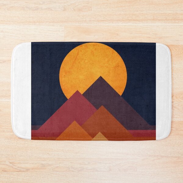 Item preview, Abstract Autumn Sunset Collection - Mountains in Vibrant Colors - Natural Art Accessories designed and sold by XNewStore.
