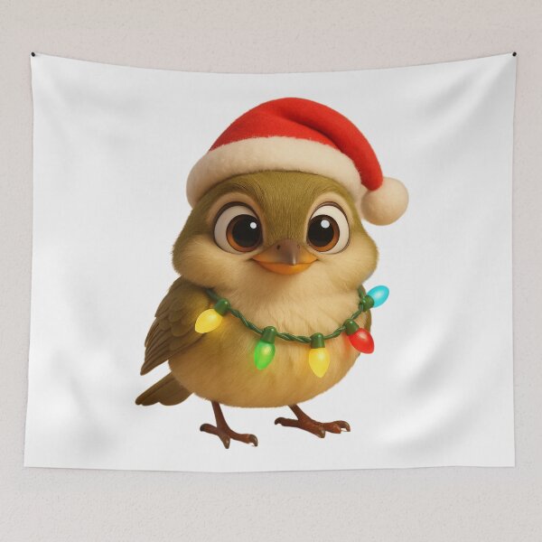 Item preview, Christmas Acadian Flycatcher designed and sold by Sillytoe.