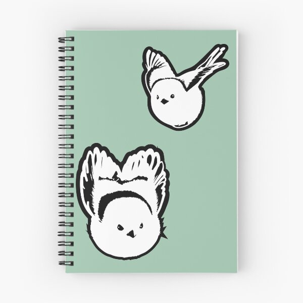 Item preview, The Snow Fairy - Determined Fluffy Long-Tailed Tit designed and sold by SKETCHYANDGRAPHIC.