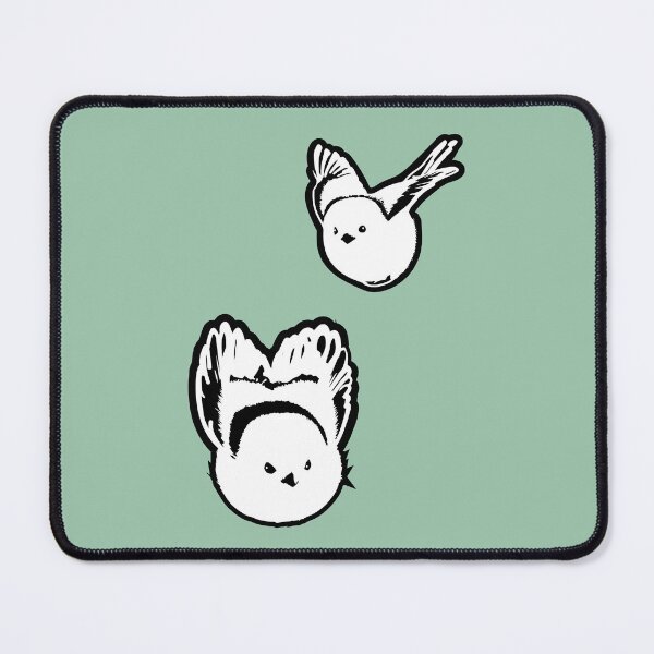 Item preview, The Snow Fairy - Determined Fluffy Long-Tailed Tit designed and sold by SKETCHYANDGRAPHIC.