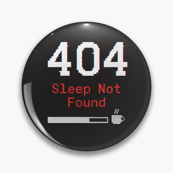Item preview, 404 Sleep Not Found | Funny Programmer T-Shirt   designed and sold by Glam-Spot.