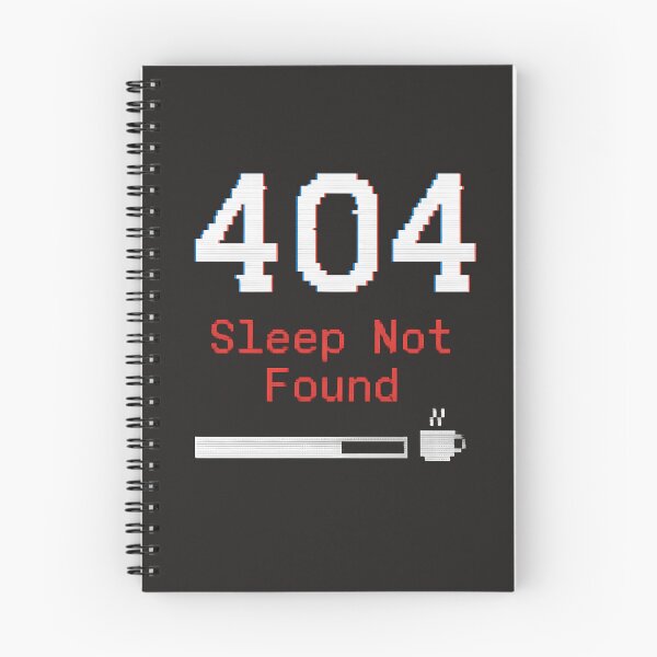 Item preview, 404 Sleep Not Found | Funny Programmer T-Shirt   designed and sold by Glam-Spot.