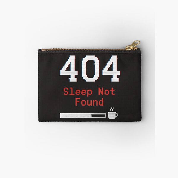 Item preview, 404 Sleep Not Found | Funny Programmer T-Shirt   designed and sold by Glam-Spot.