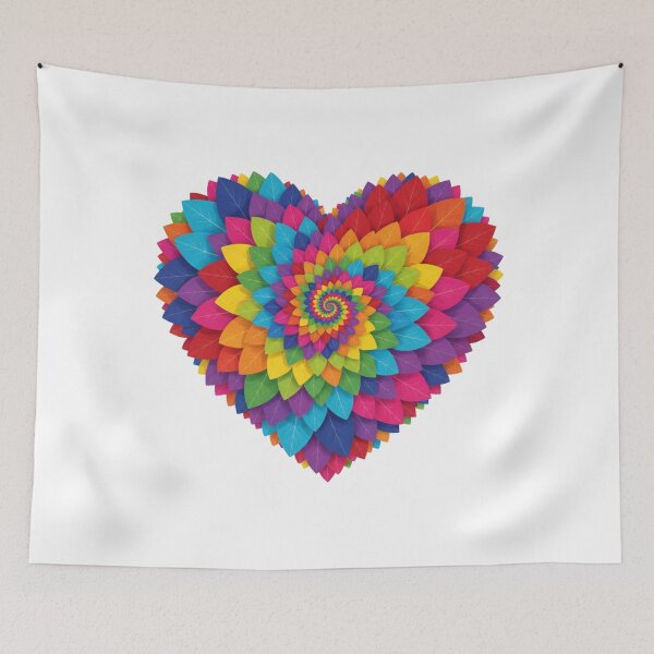 Item preview, Fibonacci Love Spiral: Nature’s Perfect Heart designed and sold by Cloud-Riders.