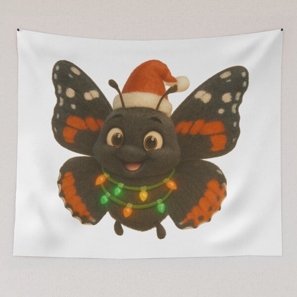 Item preview, Christmas Admiral Butterfly designed and sold by Sillytoe.