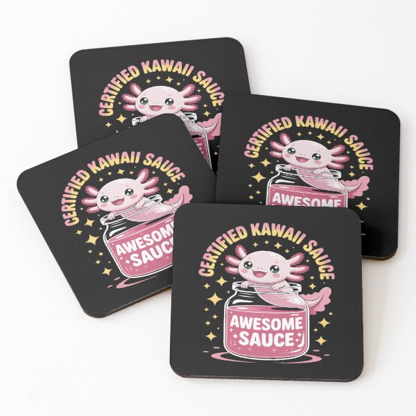 Item preview, Awesome Sauce Axolotl Certified Cute Kawaiii designed and sold by tabdejinti.