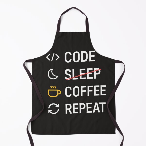 Item preview, CODE • SLEEP (struck) • COFFEE • REPEAT — Programmer Life Tee designed and sold by Glam-Spot.