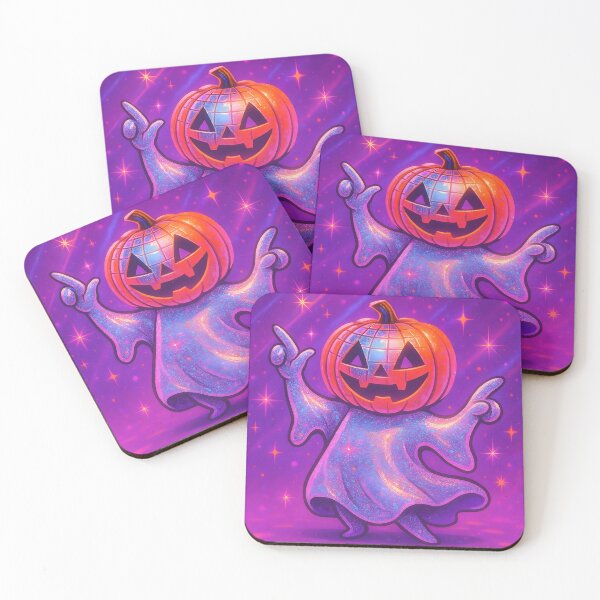 Item preview, Pumpkin Disco Ghost Funky Halloween Art designed and sold by AI-Only Creations.
