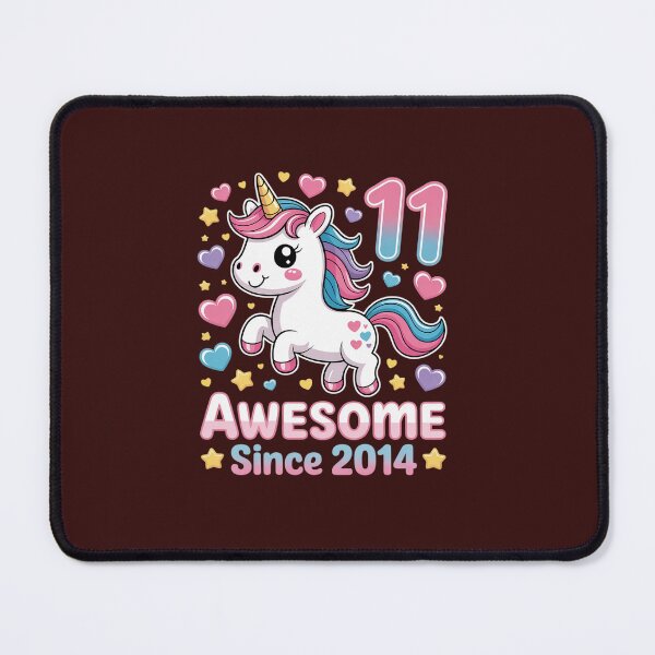 Item preview, Awesome Since 2014 Unicorn 11 Year Old 11th Birthday Girl designed and sold by tabdejinti.