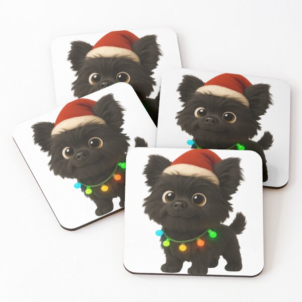 Item preview, Christmas Affenpinscher designed and sold by Sillytoe.