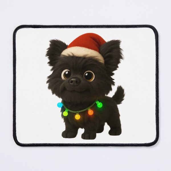 Item preview, Christmas Affenpinscher designed and sold by Sillytoe.