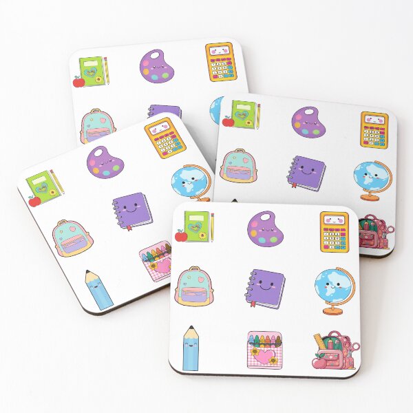 Item preview, Kawaii Back-to-School Sticker Sheet designed and sold by Arte Zen.