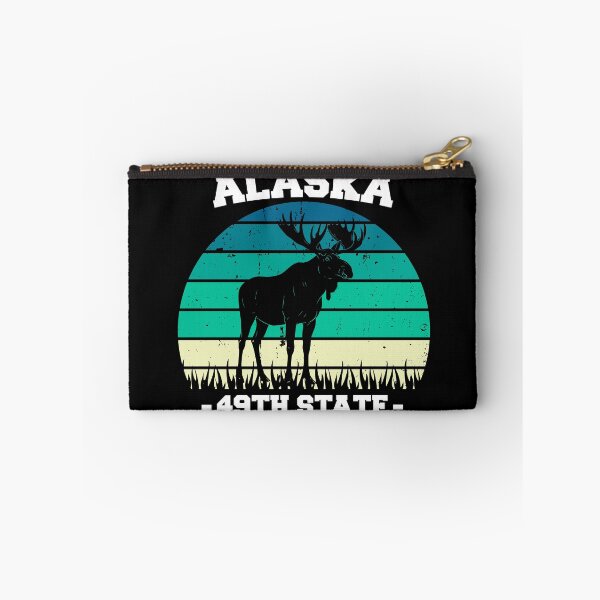 Item preview, Alaska 49th State Retro Moose Design designed and sold by VibeWorksByM.