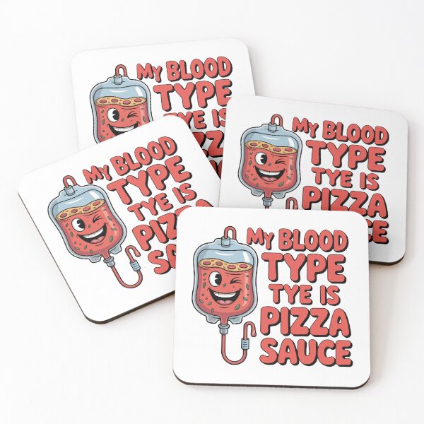 Item preview, My blood type is pizza sauce designed and sold by jkrphoto.