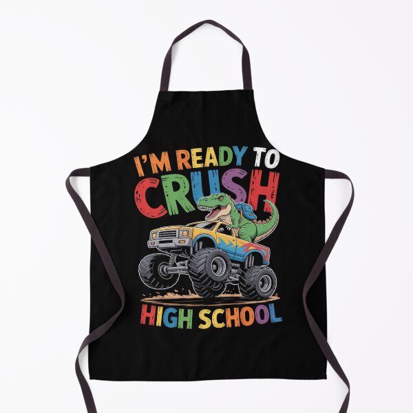 Item preview, Back To School Boy Dinosaur I'm Ready To Crush High School designed and sold by tabdejinti.
