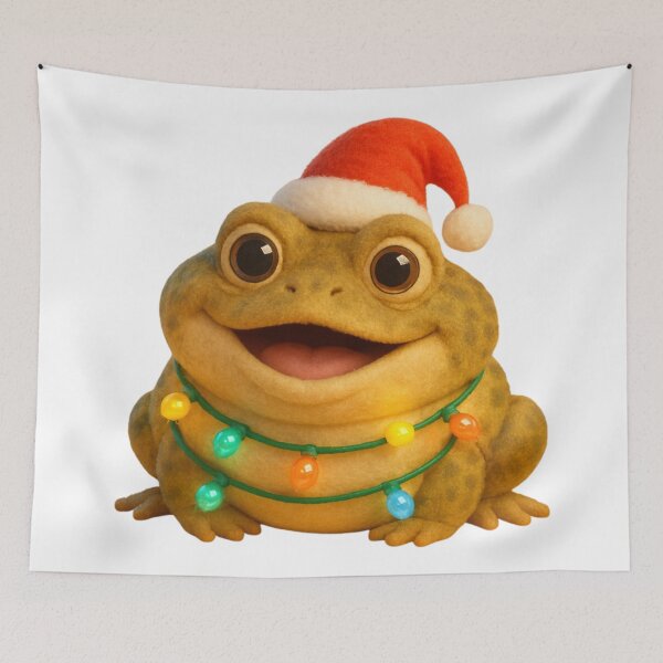 Item preview, Christmas African Bullfrog designed and sold by Sillytoe.