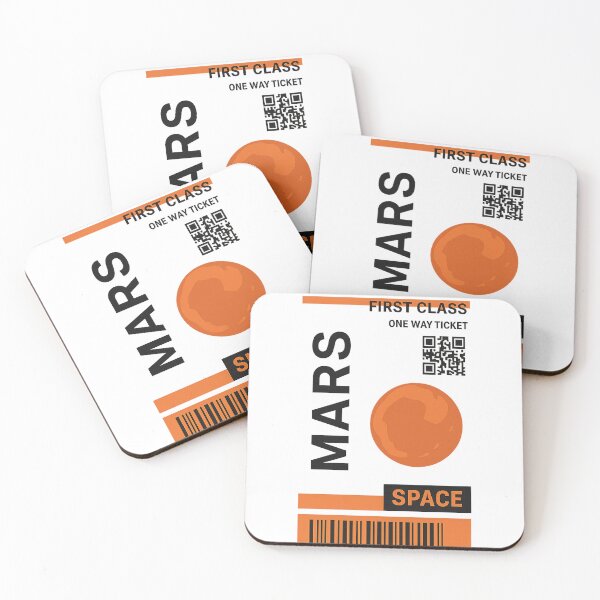 Item preview, Mars boarding pass designed and sold by shiwukoo.