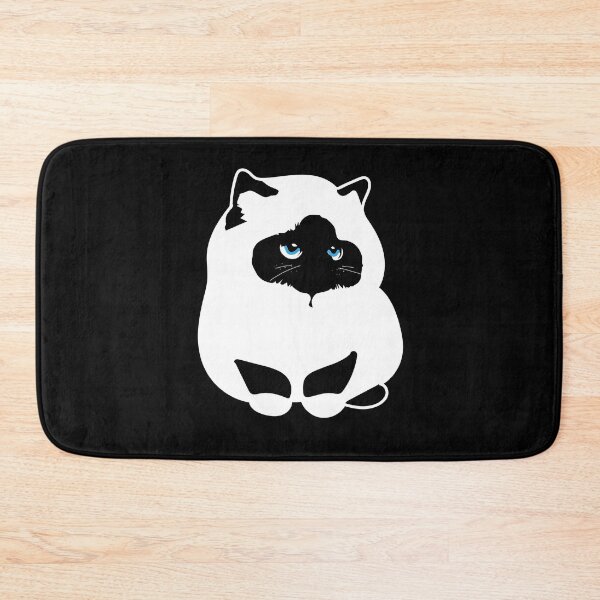 Item preview, Minimalist Birman Cat with Blue Eyes designed and sold by SKETCHYANDGRAPHIC.