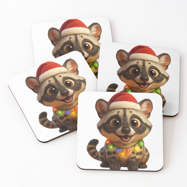 Item preview, Christmas African Civet designed and sold by Sillytoe.