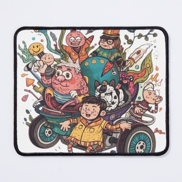 Item preview, Colorful Cartoon Adventure – Funny Whimsical Comic Art designed and sold by Buble7.