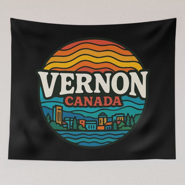 Item preview, Vernon Canada Retro Trippy Travel designed and sold by TomFrontierArt.