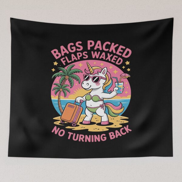 Item preview, Bags Packed Flaps Waxed Funny Travel Funny Girls Trip designed and sold by BiellaSar.