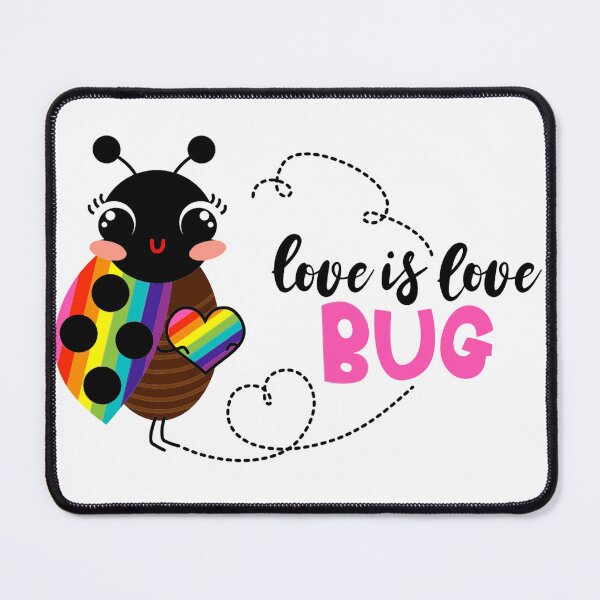 Item preview, Love is a little bug that catches you designed and sold by GraphicStyleX.