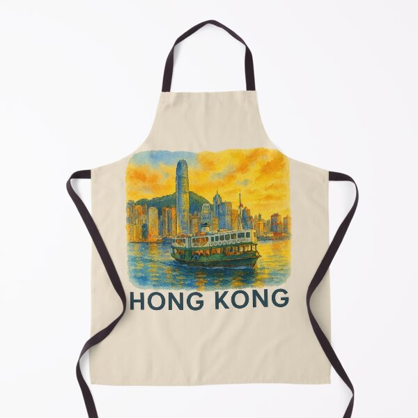 Item preview, Hong Kong Star Ferry Watercolor Poster designed and sold by Bratak.