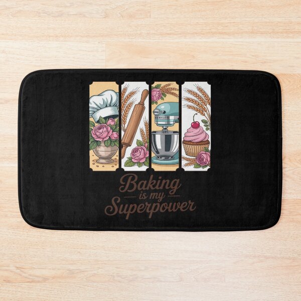 Item preview, Baking Baker Brushstroke Coquette Baking Is My Superpower designed and sold by BiellaSar.