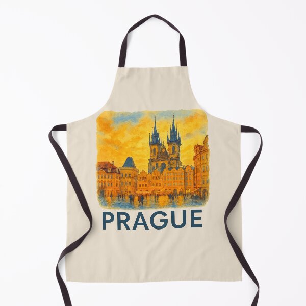 Item preview, Prague Old Town Square Watercolor Poster designed and sold by Bratak.