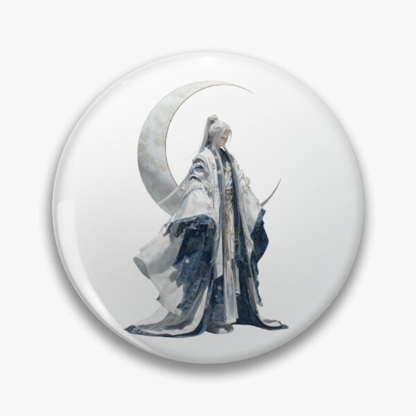 Item preview, Tsukuyomi – The Moon God of Japanese Mythology designed and sold by AlexLineArt.