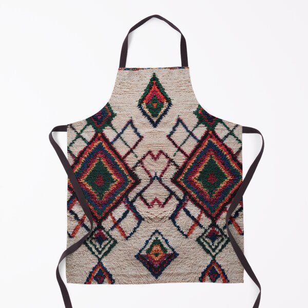 Item preview, Vibrant Geometric Moroccan Style Shag Rug designed and sold by SpaceBazaar.