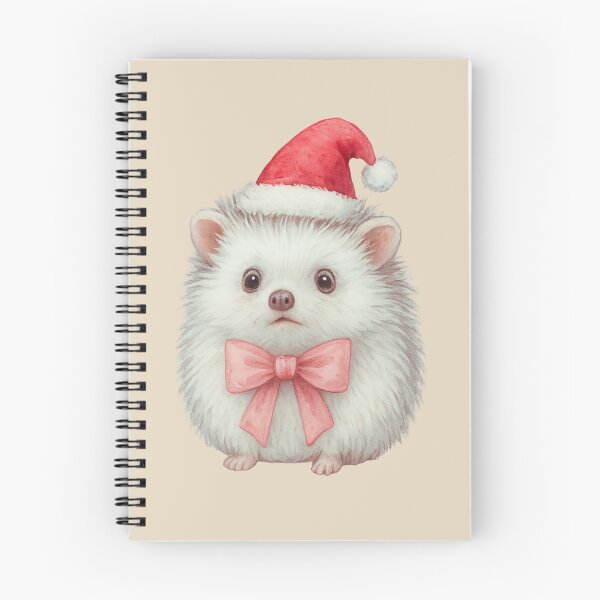 Item preview, Merry and Prickly Funny Christmas Hedgehog Design designed and sold by ketkacreations.