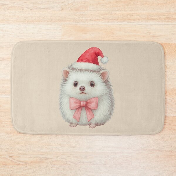Item preview, Merry and Prickly Funny Christmas Hedgehog Design designed and sold by ketkacreations.