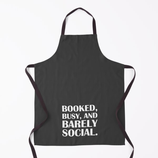 Item preview, Booked, Busy, and Barely Social. / Introvert Joke Funny T-Shirt Label designed and sold by introvertvibes.