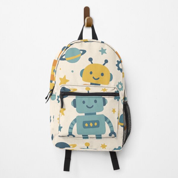 Item preview, Cosmic Robots – Cute Space Kids Pattern designed and sold by HNDesignStudio.