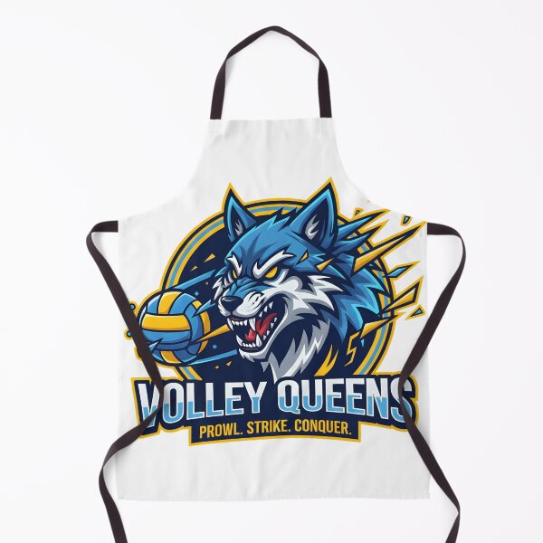 Item preview, Volley Queens – Prowl. Strike. Conquer. Wolf Volleyball Logo designed and sold by daila70.
