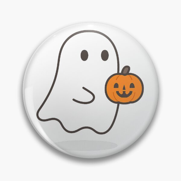 Item preview, Friendly Ghost – Cute Minimal Halloween Vector designed and sold by bashhonkdesign.