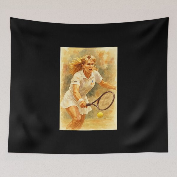 Item preview, Steffi Graf Female Tennis Player designed and sold by Sarcastic designs.